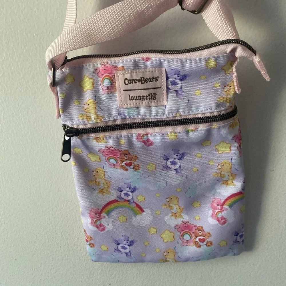 Loungefly Care Bears Rainbows & Clouds Passport Crossbody Bag